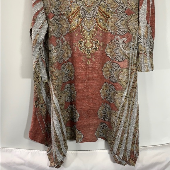 Studio Gem Q Women’s Plus Size 2XL Pullover 3/4 Sleeve Long Tunic Top Shirt - Picture 2 of 9